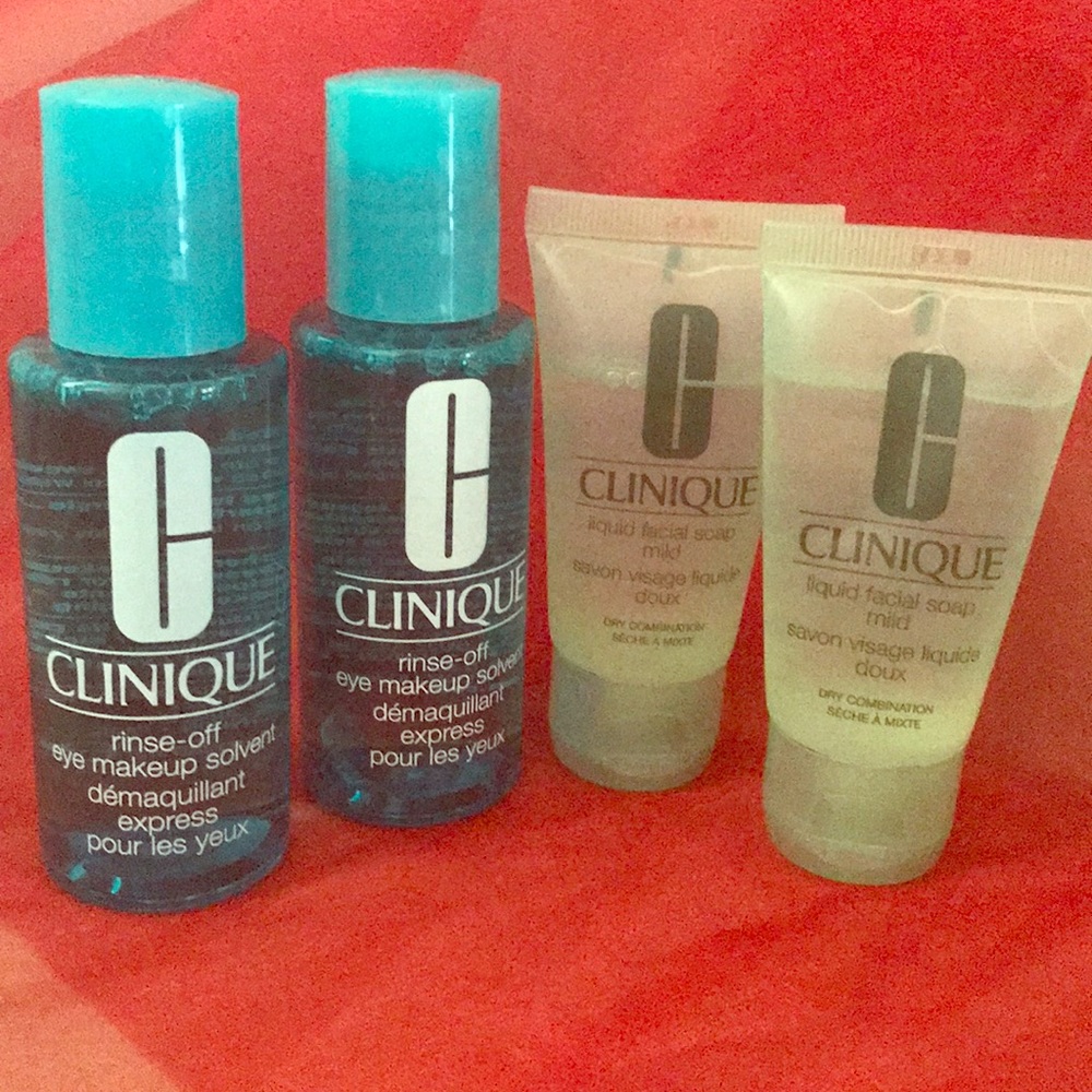 Clinique Rinse Off Eye Makeup + Liquid Facial Soap